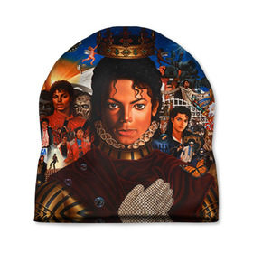 Шапка 3D с принтом Michael Jackson , 100% полиэстер | универсальный размер, печать по всей поверхности изделия | майкл джексон