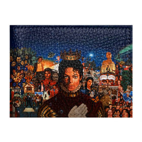 Обложка для студенческого билета с принтом Michael Jackson , натуральная кожа | Размер: 11*8 см; Печать на всей внешней стороне | майкл джексон