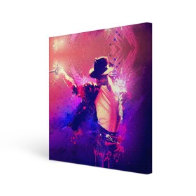 Холст квадратный с принтом Michael Jackson , 100% ПВХ |  | Тематика изображения на принте: джексон | майкл