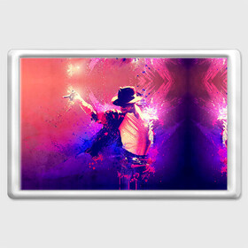 Магнит 45*70 с принтом Michael Jackson , Пластик | Размер: 78*52 мм; Размер печати: 70*45 | джексон | майкл