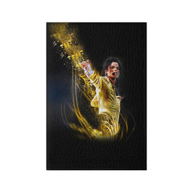 Обложка для паспорта матовая кожа с принтом Michael Jackson , натуральная матовая кожа | размер 19,3 х 13,7 см; прозрачные пластиковые крепления | Тематика изображения на принте: майкл джексон