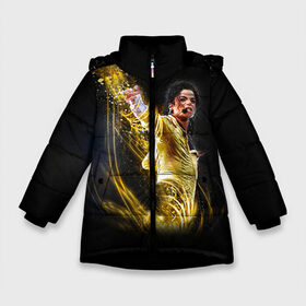 Зимняя куртка для девочек 3D с принтом Michael Jackson , ткань верха — 100% полиэстер; подклад — 100% полиэстер, утеплитель — 100% полиэстер. | длина ниже бедра, удлиненная спинка, воротник стойка и отстегивающийся капюшон. Есть боковые карманы с листочкой на кнопках, утяжки по низу изделия и внутренний карман на молнии. 

Предусмотрены светоотражающий принт на спинке, радужный светоотражающий элемент на пуллере молнии и на резинке для утяжки. | Тематика изображения на принте: майкл джексон