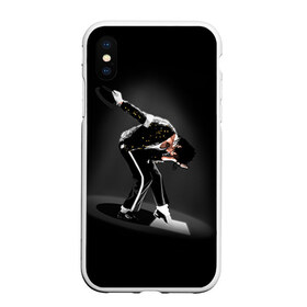 Чехол для iPhone XS Max матовый с принтом Michael Jackson , Силикон | Область печати: задняя сторона чехла, без боковых панелей | майкл джексон