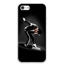 Чехол для iPhone 5/5S матовый с принтом Michael Jackson , Силикон | Область печати: задняя сторона чехла, без боковых панелей | майкл джексон