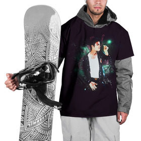 Накидка на куртку 3D с принтом Michael Jackson , 100% полиэстер |  | майкл джексон