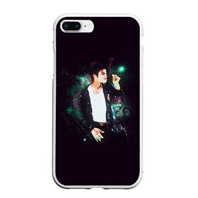 Чехол для iPhone 7Plus/8 Plus матовый с принтом Michael Jackson , Силикон | Область печати: задняя сторона чехла, без боковых панелей | майкл джексон