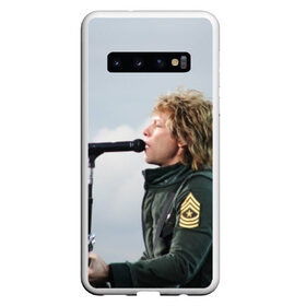 Чехол для Samsung Galaxy S10 с принтом BON JOVI , Силикон | Область печати: задняя сторона чехла, без боковых панелей | Тематика изображения на принте: bon jovi | burning bridges | david bryan | hugh mcdonald | its my life | tico torres | джон бон джови | дэвид брайан | ричи самбора | тико торрес | хью макдональд