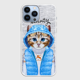 Чехол для iPhone 13 Pro Max с принтом Модная киска ,  |  | baby | beauty | cat | ketty | sweet | девушке | киска | кошка | мода | модная | сладкая | чика