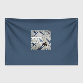 Флаг-баннер с принтом Muse , 100% полиэстер | размер 67 х 109 см, плотность ткани — 95 г/м2; по краям флага есть четыре люверса для крепления | heavy | metal | muse | rock | trash | альтернатива | метал | рок | хеви