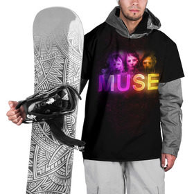 Накидка на куртку 3D с принтом Muse , 100% полиэстер |  | 