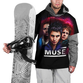 Накидка на куртку 3D с принтом Muse , 100% полиэстер |  | heavy | metal | muse | rock | trash | альтернатива | метал | рок | хеви