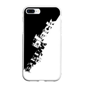 Чехол для iPhone 7Plus/8 Plus матовый с принтом Black and White , Силикон | Область печати: задняя сторона чехла, без боковых панелей | black | white | краска | черно белый