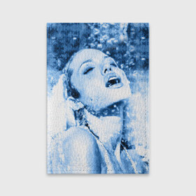 Обложка для паспорта матовая кожа с принтом Анжелина Джоли , натуральная матовая кожа | размер 19,3 х 13,7 см; прозрачные пластиковые крепления | angelina jolie | американская актриса | анжелина джоли | режиссёр | фотомодель | ценарист