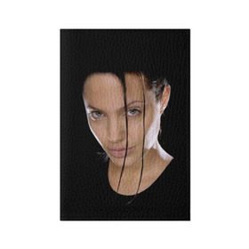 Обложка для паспорта матовая кожа с принтом Анжелина Джоли , натуральная матовая кожа | размер 19,3 х 13,7 см; прозрачные пластиковые крепления | angelina jolie | американская актриса | анжелина джоли | режиссёр | фотомодель | ценарист