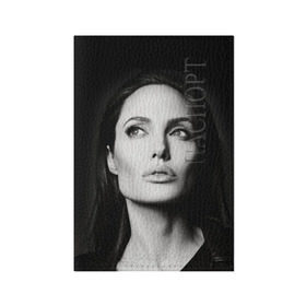 Обложка для паспорта матовая кожа с принтом Анжелина Джоли , натуральная матовая кожа | размер 19,3 х 13,7 см; прозрачные пластиковые крепления | Тематика изображения на принте: angelina jolie | американская актриса | анжелина джоли | режиссёр | фотомодель | ценарист
