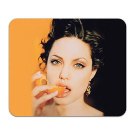Коврик прямоугольный с принтом Анжелина Джоли , натуральный каучук | размер 230 х 185 мм; запечатка лицевой стороны | angelina jolie | американская актриса | анжелина джоли | режиссёр | фотомодель | ценарист
