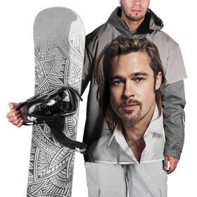 Накидка на куртку 3D с принтом Брэд Питт , 100% полиэстер |  | william bradley pitt | американский актёр | брэд питт | продюсер