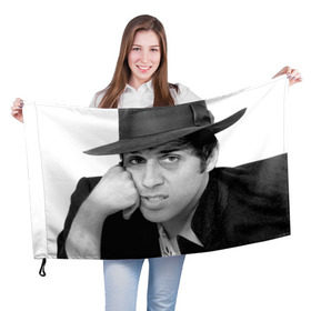 Флаг 3D с принтом Адриано Челентано , 100% полиэстер | плотность ткани — 95 г/м2, размер — 67 х 109 см. Принт наносится с одной стороны | adriano celentano | адриано челентано | итальянский музыкант | киноактёр | кинорежиссёр | композитор | эстрадный певец