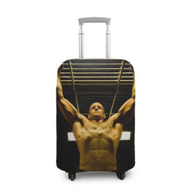 Чехол для чемодана 3D с принтом Джейсон Стэйтем , 86% полиэфир, 14% спандекс | двустороннее нанесение принта, прорези для ручек и колес | Тематика изображения на принте: jason statham | актёр | английский | джейсон стэйтем