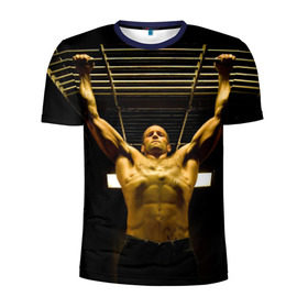 Мужская футболка 3D спортивная с принтом Джейсон Стэйтем , 100% полиэстер с улучшенными характеристиками | приталенный силуэт, круглая горловина, широкие плечи, сужается к линии бедра | Тематика изображения на принте: jason statham | актёр | английский | джейсон стэйтем