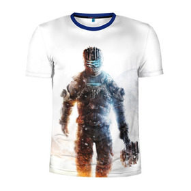 Мужская футболка 3D спортивная с принтом Isaac Clark , 100% полиэстер с улучшенными характеристиками | приталенный силуэт, круглая горловина, широкие плечи, сужается к линии бедра | dead | horror | isaac clark | space | игра | космос