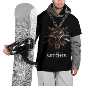 Накидка на куртку 3D с принтом The Witcher , 100% полиэстер |  | ведьмак