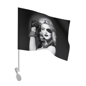 Флаг для автомобиля с принтом Мадонна , 100% полиэстер | Размер: 30*21 см | madonna louise ciccone | автор песен | актриса | американская певица | мадонна луиза чикконе | писательница | продюсер | танцовщица