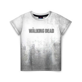 Детская футболка 3D с принтом The Walking Dead , 100% гипоаллергенный полиэфир | прямой крой, круглый вырез горловины, длина до линии бедер, чуть спущенное плечо, ткань немного тянется | Тематика изображения на принте: the walking dead | кино | мертвецы | ужасы | ходячие