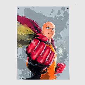 Постер с принтом One-punch man , 100% бумага
 | бумага, плотность 150 мг. Матовая, но за счет высокого коэффициента гладкости имеет небольшой блеск и дает на свету блики, но в отличии от глянцевой бумаги не покрыта лаком | anime | one punch man one punch man | аниме | анимешка | ван пач ман | ван пач мен | ванпанчман | ванпанчмен | ванпачман | ванпачмен | генос | манга | саитама | сайтама