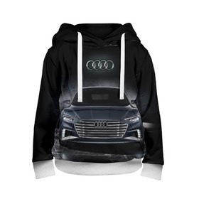Детская толстовка 3D с принтом Audi , 100% полиэстер | двухслойный капюшон со шнурком для регулировки, мягкие манжеты на рукавах и по низу толстовки, спереди карман-кенгуру с мягким внутренним слоем | audi | car | ауди | машина
