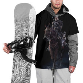 Накидка на куртку 3D с принтом Плотва , 100% полиэстер |  | ciri | gerald | roach | wild hunt | witcher | ведьмак | ведьмы | геральд | дикая охота | йен | йеннифер | плотва | цири