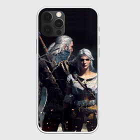 Чехол для iPhone 12 Pro Max с принтом Geralt and Ciri , Силикон |  | Тематика изображения на принте: ciri | gerald | roach | wild hunt | witcher | ведьмак | ведьмы | геральд | дикая охота | йен | йеннифер | плотва | цири
