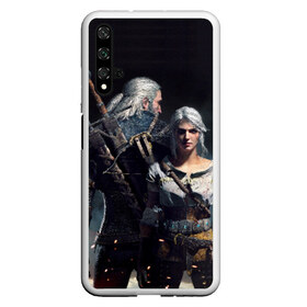 Чехол для Honor 20 с принтом Geralt and Ciri , Силикон | Область печати: задняя сторона чехла, без боковых панелей | Тематика изображения на принте: ciri | gerald | roach | wild hunt | witcher | ведьмак | ведьмы | геральд | дикая охота | йен | йеннифер | плотва | цири