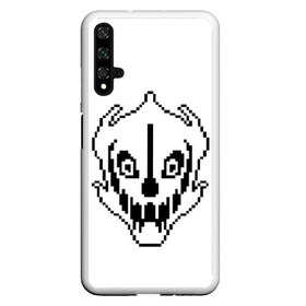 Чехол для Honor 20 с принтом Undertale Gaster Blaster , Силикон | Область печати: задняя сторона чехла, без боковых панелей | 