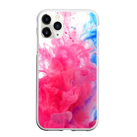 Чехол для iPhone 11 Pro матовый с принтом Взрыв красок , Силикон |  | краски | розовый | яркий