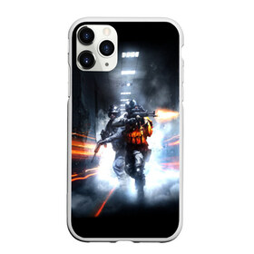 Чехол для iPhone 11 Pro Max матовый с принтом Battlefield Hardline , Силикон |  | battlefield | game | hardline | игра