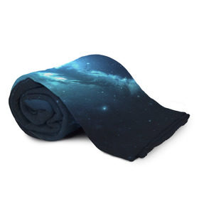 Плед 3D с принтом Atlantis Nebula , 100% полиэстер | закругленные углы, все края обработаны. Ткань не мнется и не растягивается | вселенная | галактика | звезда | космос | небеса