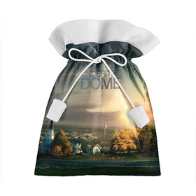 Подарочный 3D мешок с принтом Под куполом , 100% полиэстер | Размер: 29*39 см | under the dome | кинг | сериал | честерс милл