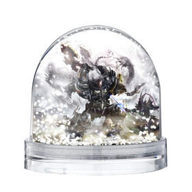 Снежный шар с принтом Космоволк , Пластик | Изображение внутри шара печатается на глянцевой фотобумаге с двух сторон | warhammer 40000 | ваха | космические волки
