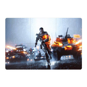 Магнитный плакат 3Х2 с принтом Battlefield Multiplayer , Полимерный материал с магнитным слоем | 6 деталей размером 9*9 см | battlefield | армия | бой | война | игра | солдат