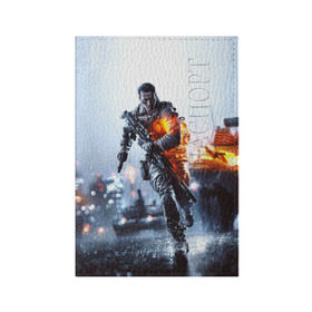 Обложка для паспорта матовая кожа с принтом Battlefield Multiplayer , натуральная матовая кожа | размер 19,3 х 13,7 см; прозрачные пластиковые крепления | battlefield | армия | бой | война | игра | солдат
