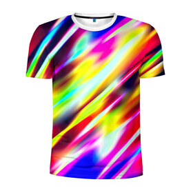 Мужская футболка 3D спортивная с принтом Blink , 100% полиэстер с улучшенными характеристиками | приталенный силуэт, круглая горловина, широкие плечи, сужается к линии бедра | разноцветный | яркий
