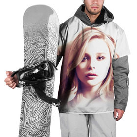 Накидка на куртку 3D с принтом Хлоя Грейс Морец , 100% полиэстер |  | Тематика изображения на принте: chloe | moretz | волна | кино | пипец
