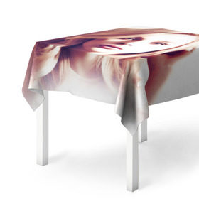 Скатерть 3D с принтом Хлоя Грейс Морец , 100% полиэстер (ткань не мнется и не растягивается) | Размер: 150*150 см | chloe | moretz | волна | кино | пипец