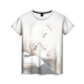 Женская футболка 3D с принтом Хлоя Морец , 100% полиэфир ( синтетическое хлопкоподобное полотно) | прямой крой, круглый вырез горловины, длина до линии бедер | chloe | moretz | волна | кино | пипец