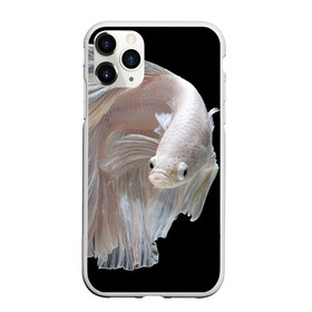 Чехол для iPhone 11 Pro матовый с принтом Бойцовая рыбка , Силикон |  | аквариумная | бойцовая | красивый | плавники | рыба | рыбка | хвост | япаонская