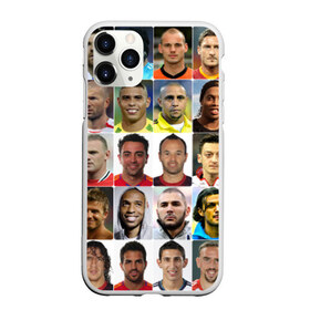 Чехол для iPhone 11 Pro матовый с принтом Великие футболисты , Силикон |  | великие | звёзды | знаменитости | игроки | легендарные | лучшие | самые крутые | футбол | футболисты | элита