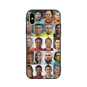 Чехол для Apple iPhone X силиконовый матовый с принтом Великие футболисты , Силикон | Печать на задней стороне чехла, без боковой панели | великие | звёзды | знаменитости | игроки | легендарные | лучшие | самые крутые | футбол | футболисты | элита