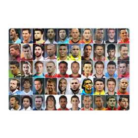 Магнитный плакат 3Х2 с принтом Великие футболисты , Полимерный материал с магнитным слоем | 6 деталей размером 9*9 см | великие | звёзды | знаменитости | игроки | легендарные | лучшие | самые крутые | футбол | футболисты | элита