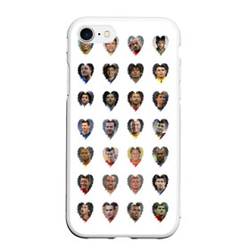 Чехол для iPhone 7/8 матовый с принтом Величайшие футболисты , Силикон | Область печати: задняя сторона чехла, без боковых панелей | великие | звёзды | знаменитости | игроки | легендарные | лучшие | самые крутые | футбол | футболисты | элита